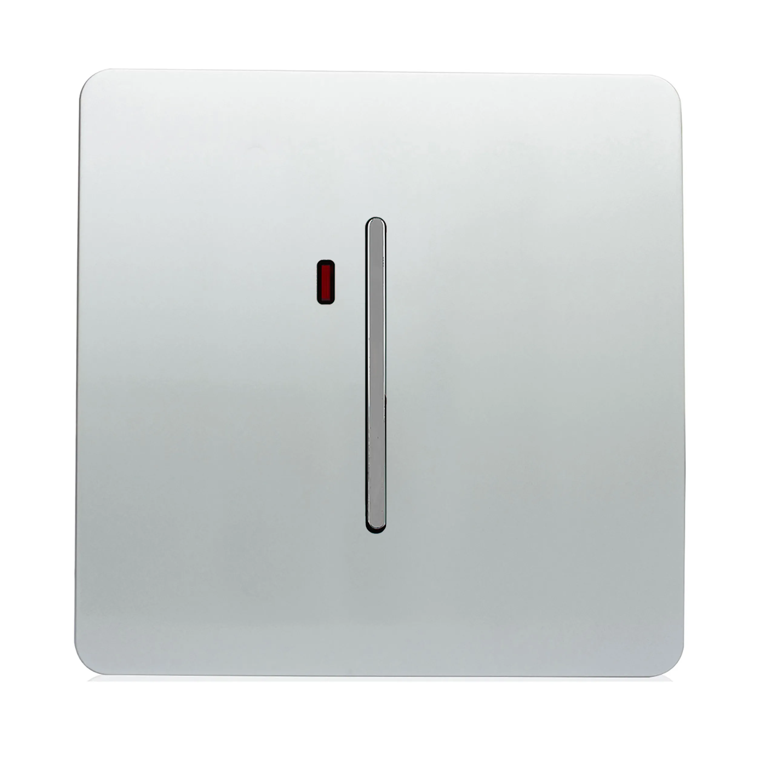 20 Amp Neon Insert Double Pole Switch Silver ART-WHS1SI  Trendi Platinum Silver